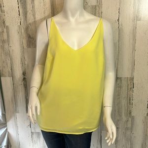 #P25 large yellow tank top size L BANANA REPUBLIC